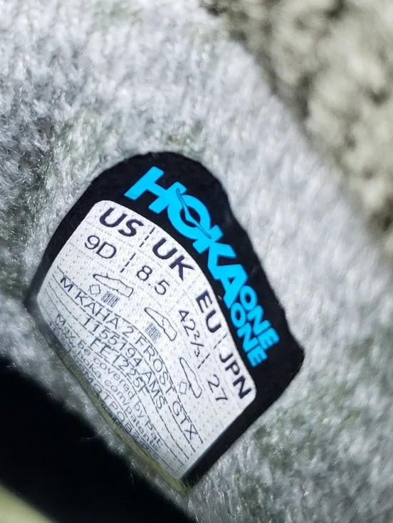 Hoka Kaha 2 Frost GTX Mid Antique Olive Oyster Hiking Boots - Picture 7 of 7